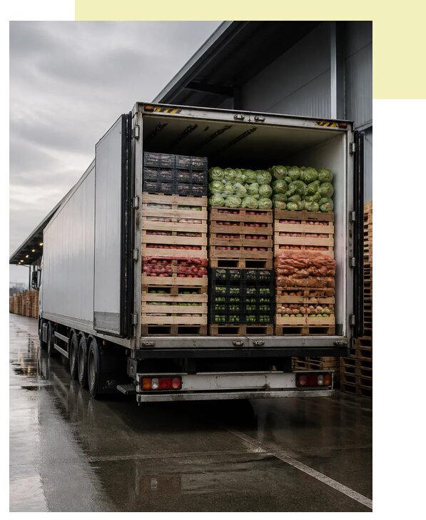 Перевозка плодоовощной продукции в Канск по цене от 5465 р. | Агросервис-Кнс