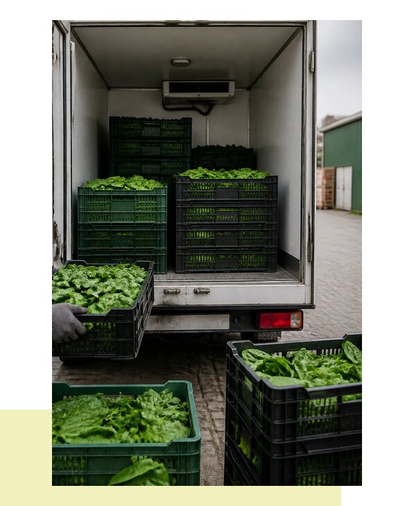 Перевозка шпината в Канск с сохранением свежести продукции